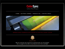 Tablet Screenshot of color-sync.com.ar